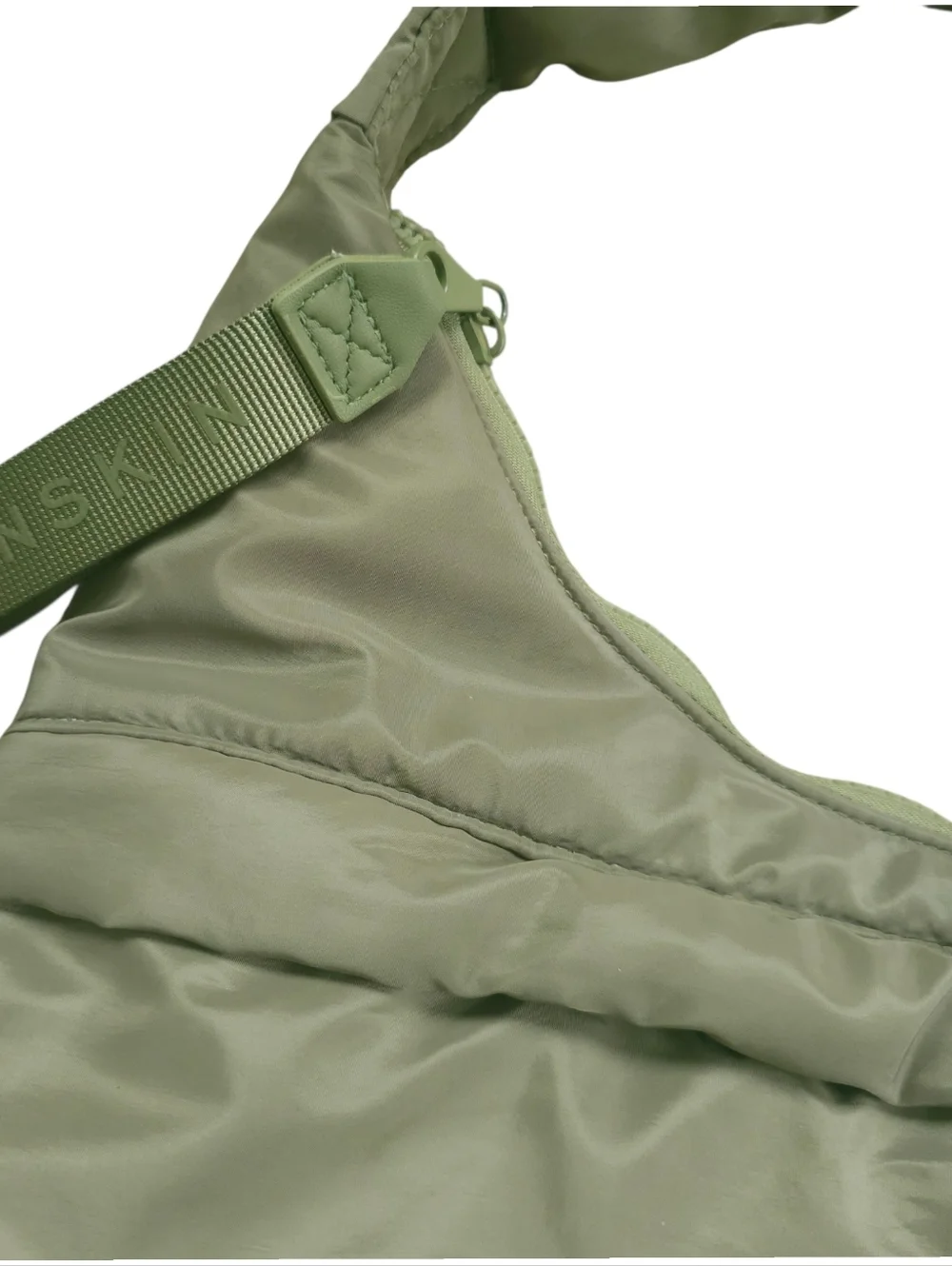 Danskin Olive Green Nylon Shoulder Bag